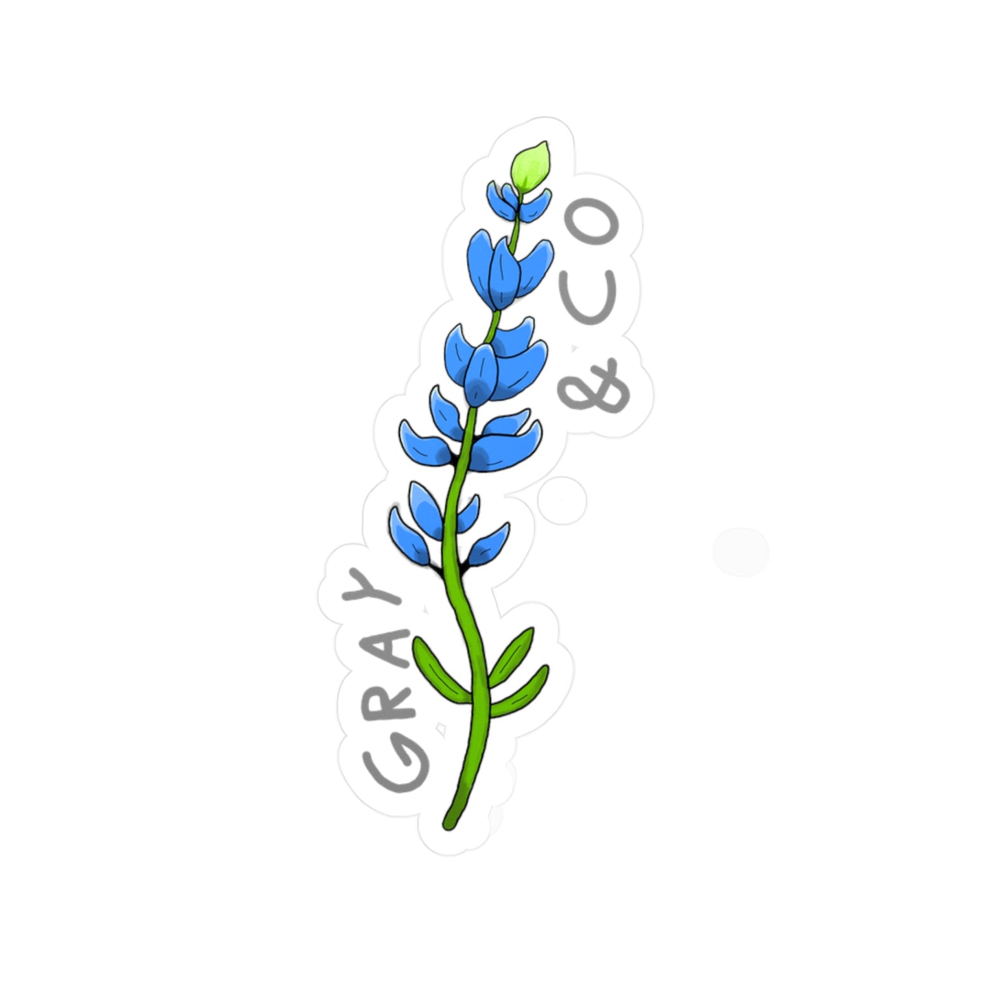 The GC - Bluebonnet Sticker