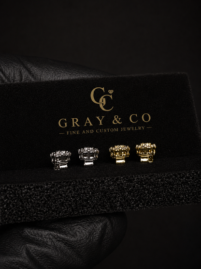 Gray&Co 1ct Honeycomb Earrings