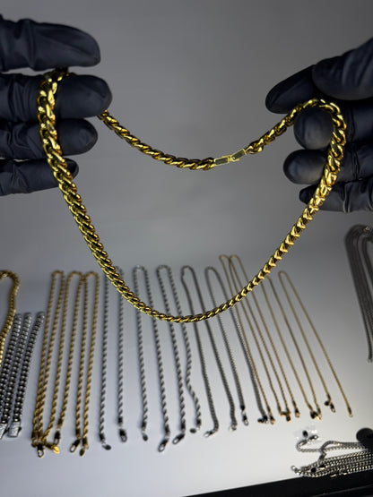 Gray&Co 12mm Gold Cuban Link Chain – Premium Cuban Necklace