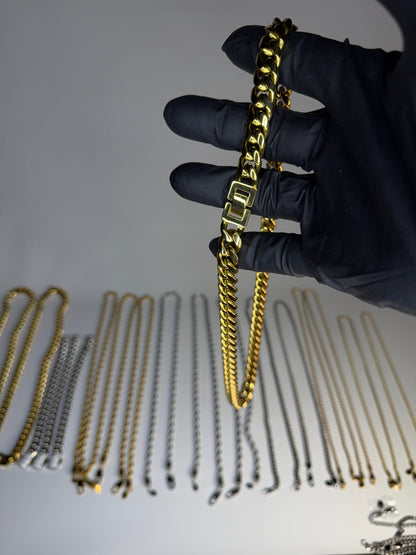 Gray&Co 12mm Gold Cuban Link Chain – Premium Cuban Necklace
