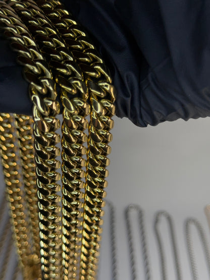 Gray&Co 12mm Gold Cuban Link Chain – Premium Cuban Necklace