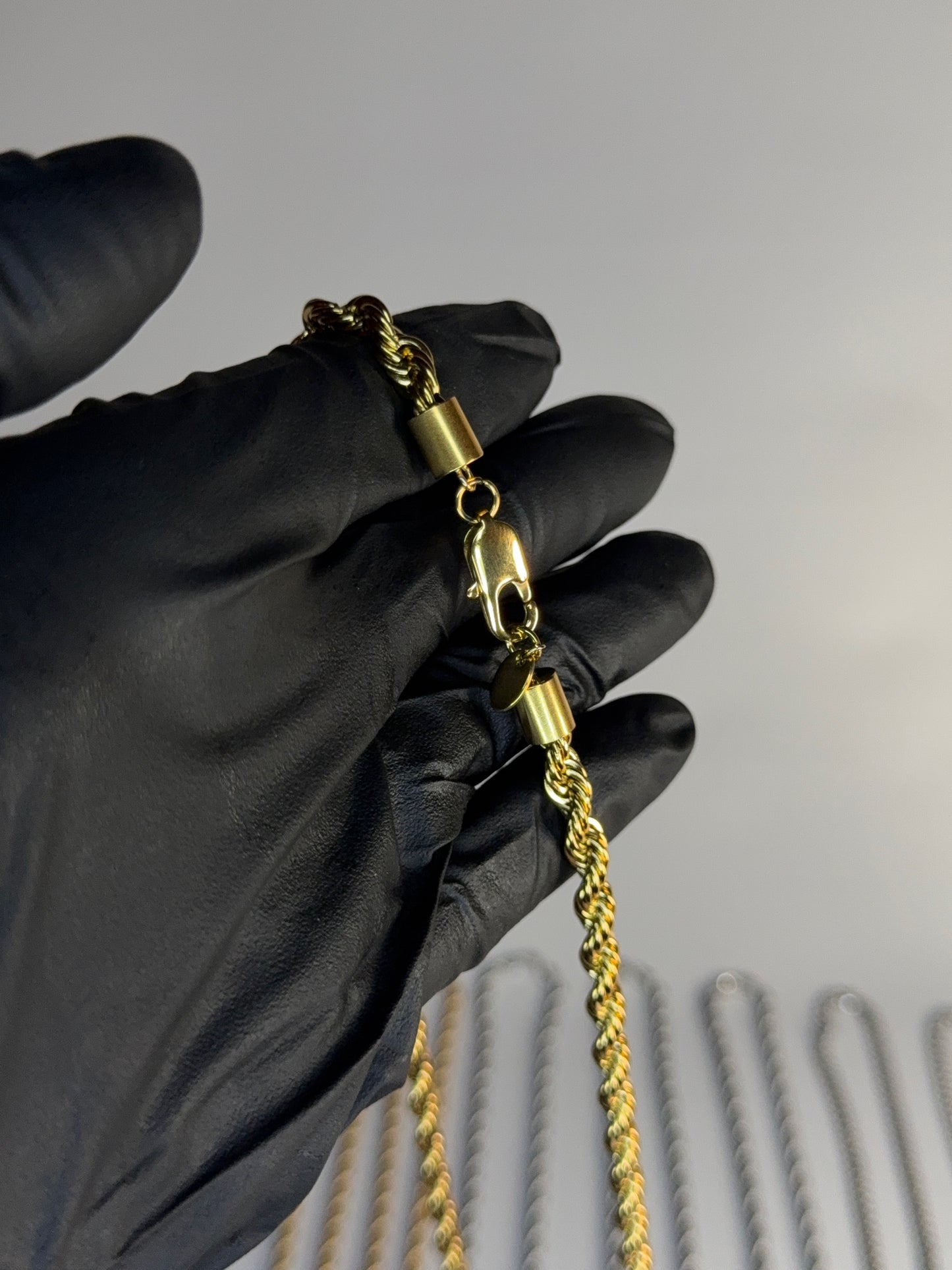 Gray&Co 6mm Gold Rope Chain – Premium Rope Necklace
