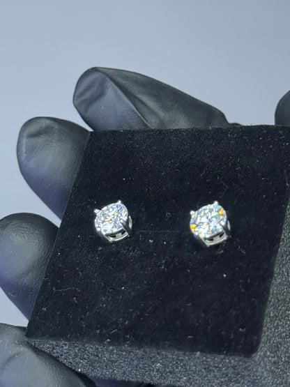 Gray&Co 2ct Round Stud Earrings