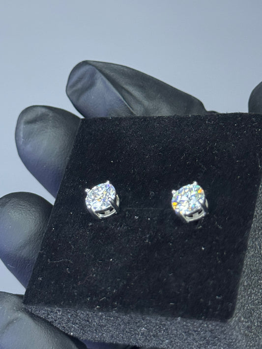 Gray&Co 2ct Round Stud Earrings