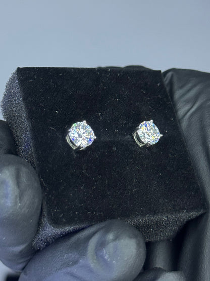 Gray&Co 2ct Round Stud Earrings