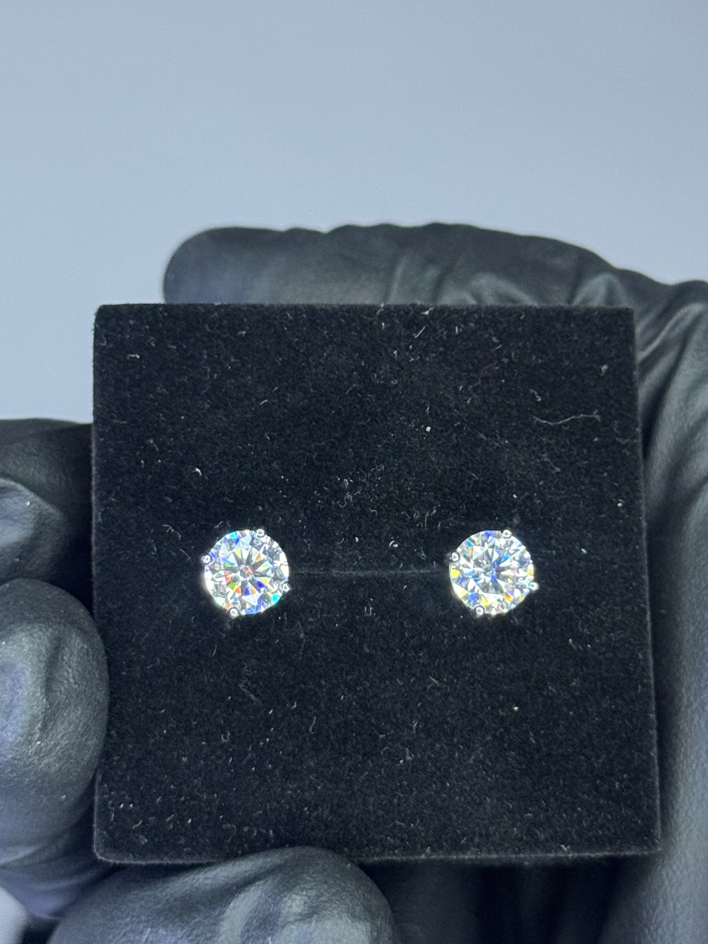 Gray&Co 2ct Round Stud Earrings