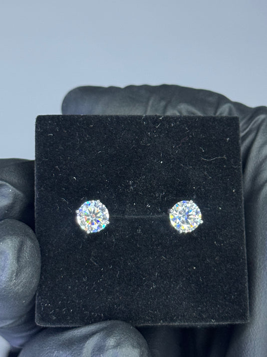 Gray&Co 2ct Round Stud Earrings