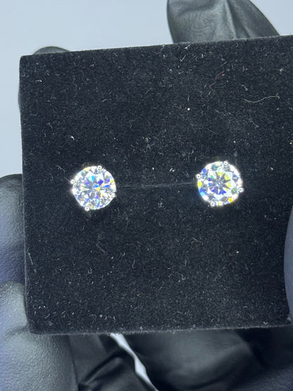 Gray&Co 2ct Round Stud Earrings